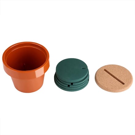 Nieuwigheid Potcactus Beker Mat Pad Hitte-isolatie Onderzetters Tafel Bureau Decoratie beige