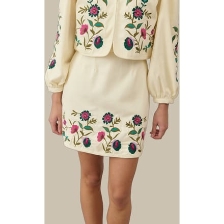 Louise Misha Skirt Mae Cream Größe: 36 | Miniröcke Outlet | Damen | Weiß