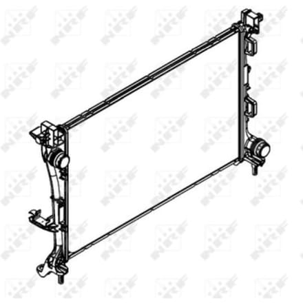 Radiator, motorkoeling NRF 58422