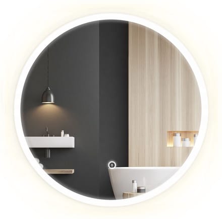 Rea Led Ffj Badkamerspiegel Wit 60Cm