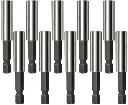 Dailygoods - 10 Stuks Magnetische Bithouders 1/4 Inch Snelwissel