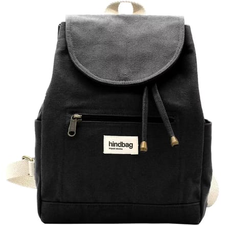 Hindbag mini Eliot - Rugtas - Zwart - GOTS Katoen -FairTrade