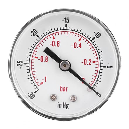 Dailygoods- Vacuumdrukmeter Hoge Precisie - Drukmeter - 1/8 Bspt