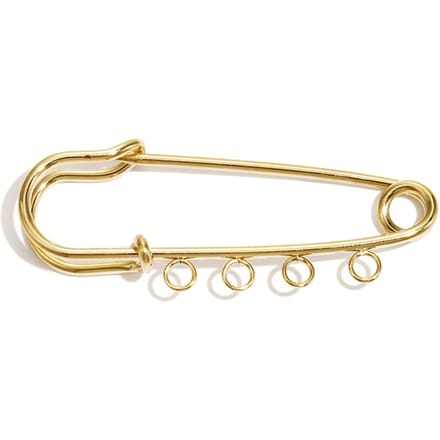 Broche 4 diy Charms - Dames broche - Gouden broche - Sierbroche - Goudlief