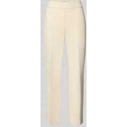 Stoffen broek met bandplooien model 'NANETTE'