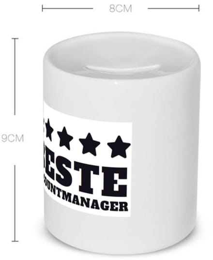 Akyol - beste accountmanager Spaarpot - Beste accountmanager - collega - welkom - afscheid - 350 ML inhoud