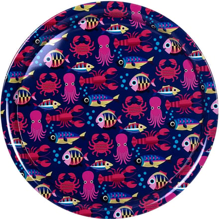 Kitsch Kitchen dienblad Sealife blue sea