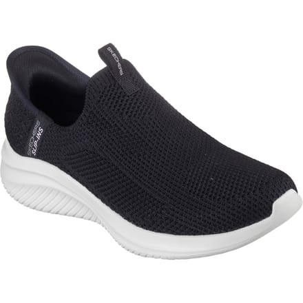 Skechers Ultra Flex 3.0 Easy Win Textile zwarte damestrainers