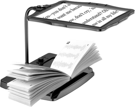 Vergrootglas met Licht en Standaard - Rechthoekig, Handsfree, Verstelbaar LED Vergrotingsglas