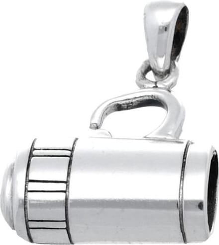 Zilveren Duiklamp kettinghanger