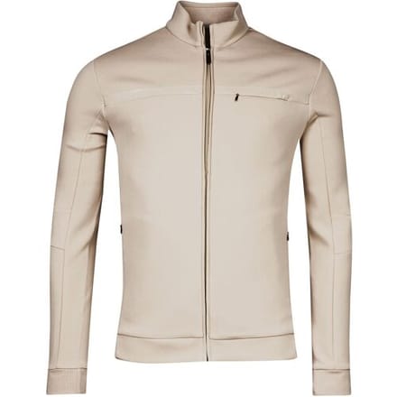 Thomas Maine Vest Sweat Cardigan Full Zip Doubleface Greige / male