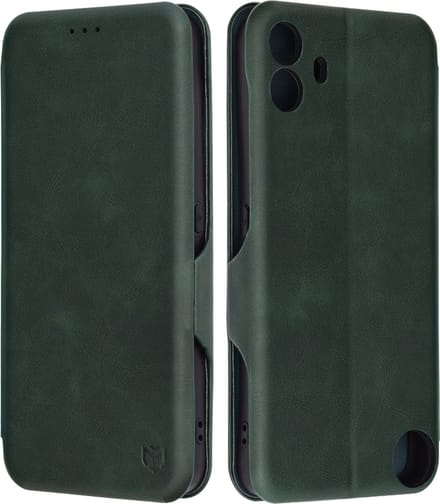 Hoesje geschikt voor Nothing CMF Phone 1 - Techsuit Safe+ Book Wallet Case - Donkergroen