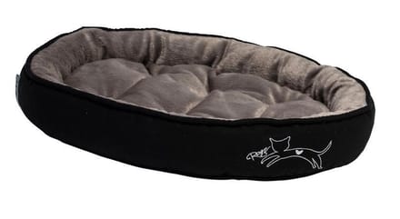 Rogz Kattenmand Jumping Cat - zwart - small