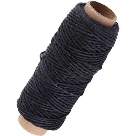 Heavy Duty 50 metres1mm Thick Leather Sewing Waxed Flat Thread(Royal Blue) zwart