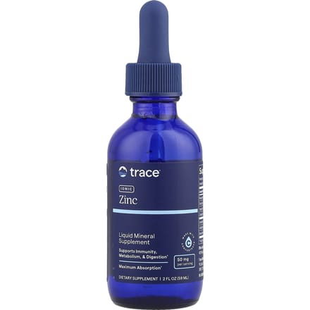 Trace, Zinc ionique, 50 mg, 2 fl oz (59 ml)