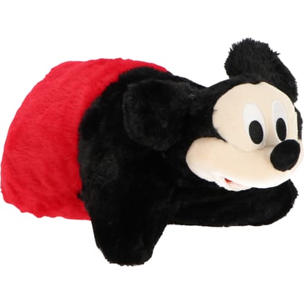 Mickey Mouse fluffy 2 in 1 knuffel kussen