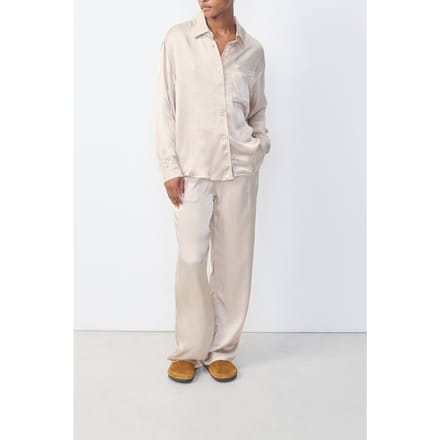American Vintage Shaning Shirt Ecru Maat: L | Blouses Outlet | Dames | Ecru