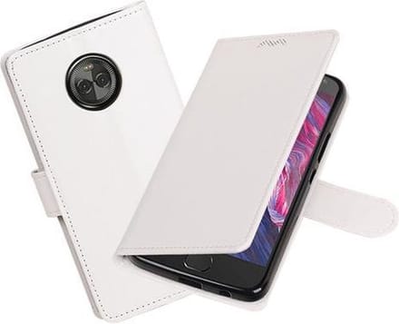 BestCases - Wit Portemonnee booktype hoesje Motorola Moto X4