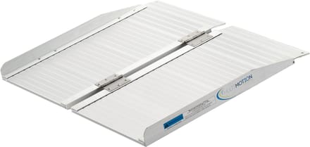 Opvouwbare oprijplaat aluminium - 61 cm - Drempelplaat - Drempelhulp