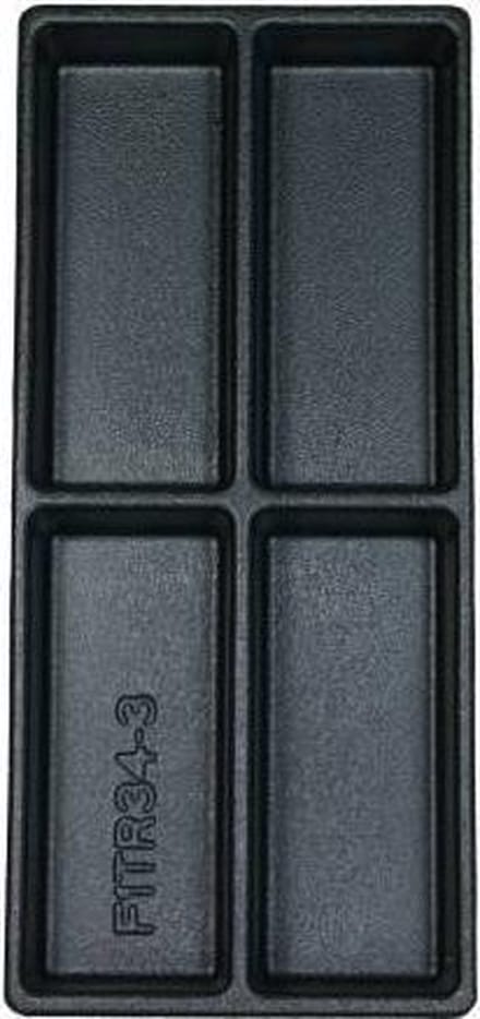 Benson 4-vaks gereedschapstray - kunststof - 38 x 17,5 x 4 cm