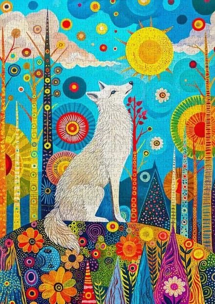 Enjoy Puzzle puzzel White Guardian 1000 stukjes voor volwassenen.