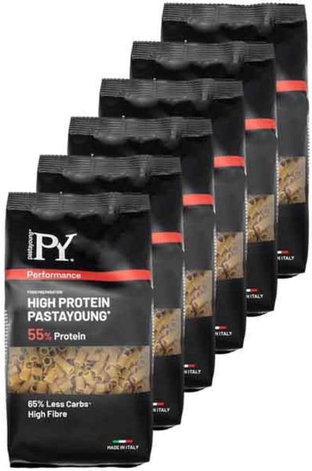 Pasta Young | Pasta Tubetti Rigate | 6 stuks | 6 x 250 gram