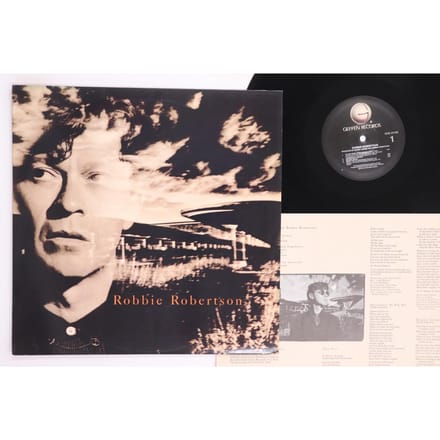 LP Plaat ROBBIE ROBERTSON Robbie Robertson GHS24160 GEFFEN 1987 VS Rock Gebruikt white