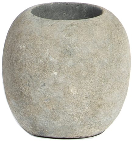 STILL - Waxinelichthouder - Bol - Tin - Grijs - 15 cm