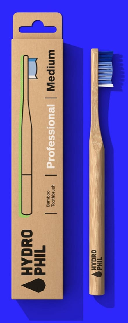 Hydrophil Bamboo Toothbrush Professional Medium 1ST