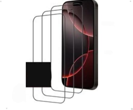 Screenprotector - 3 Stuks - Geschikt voor Apple iPhone 16 Pro - Full Cover - Beschermglas - Gehard Glas - Tempered Glass - Screen Protector