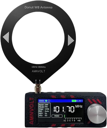 Draagbare Mini Radio Ontvanger FM AM LSB USB Volledig Band Radio met IPS Scherm