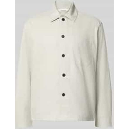 relaxed fit overshirt van puur katoen model 'HENRY'
