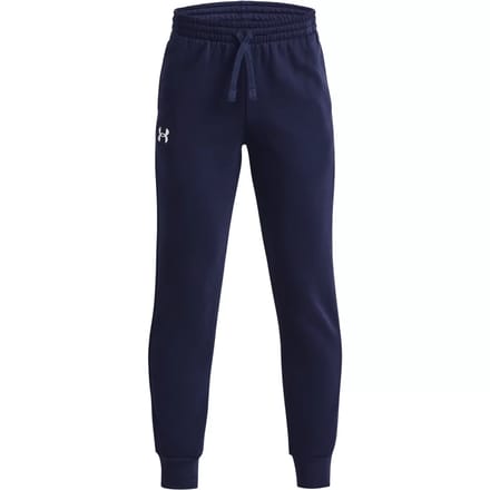 Under Armour UA Rival Fleece Joggers Unisex Sportbroek - Navy - Wit