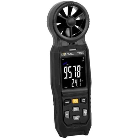 PCE Instruments PCE-AM 40 Windmeter 1 tot 162 km/h Met temperatuurmeting, Met USB-interface