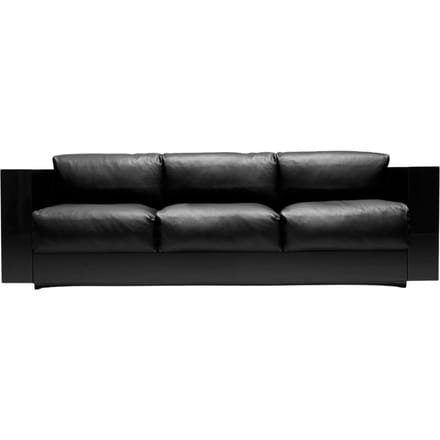 Poltronova - Saratoga 3 Sofa - zwart