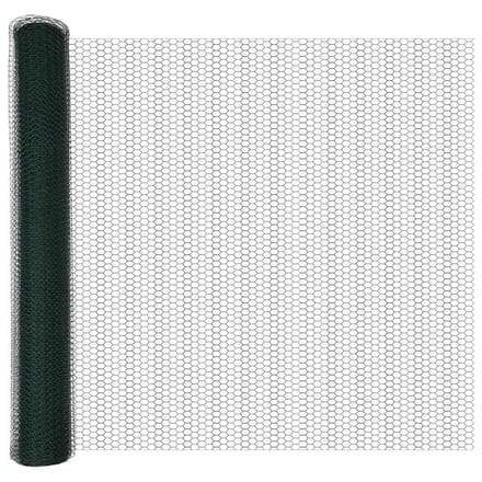 vidaXL - Hexagon - Hek - 1 - x - 50 - m - PVC - Groen