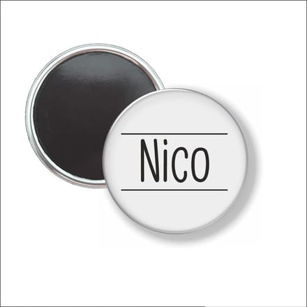 Button Met Magneet 58 MM - Nico - NIET VOOR KLEDING