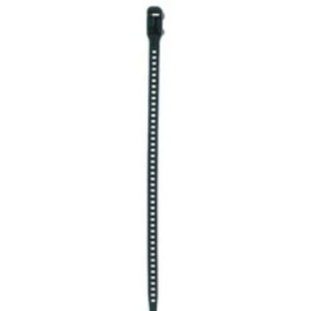 HellermannTyton 115-11270 SOFTFIX-M-TPU-BK-Y Kabelbinder 260 mm 11 mm Zwart Hersluitbaar, Zeer flexibel, Met terughaaloog 8 stuk(s)