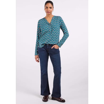 DIDI Dames Blouse Lola Green Ashen print maat 44