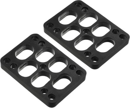 2x Riser Pads voor Skateboard Trucks 3/8 inch - Schokdempers PU Wielbeschermers