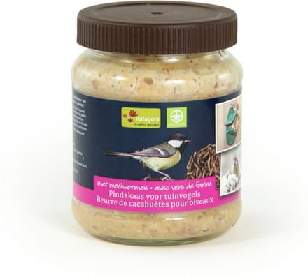 Pindakaas met meelwormen - 330 g