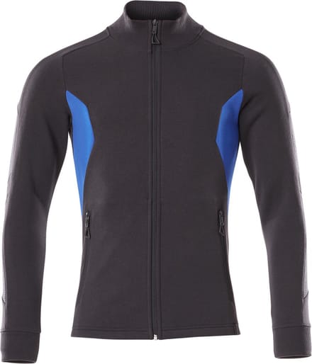 Mascot Accelerate Sweatshirt met rits 18484-962 - donkermarine/helder blauw - XS