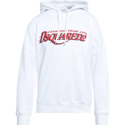 DSquared2 Heren Canadees Team Logo Cool Fit Hoodie (Wit)