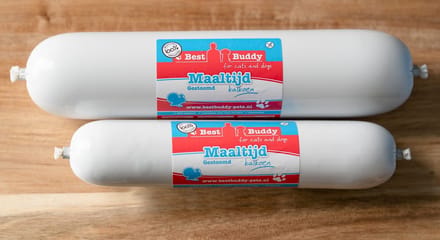 Gestoomde Maaltijdworst Kalkoen 400 gram - Glutenvrij - Best Buddy Pets