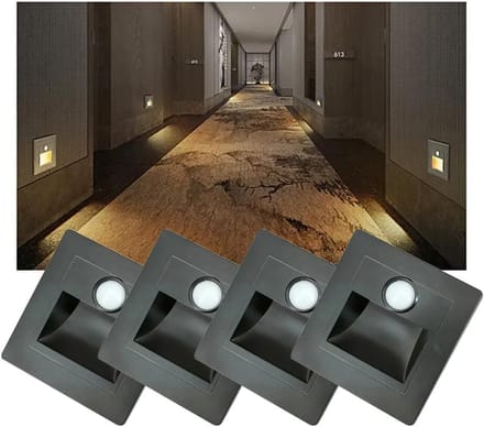 Bewegingssensor Led Staplicht voor Trap - 4 Stuks - Indoor Verlichting