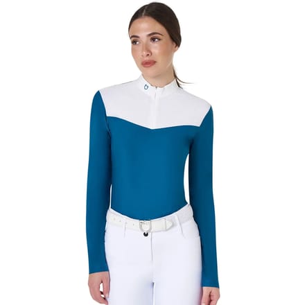 Damespolo met lange mouwen Equestro