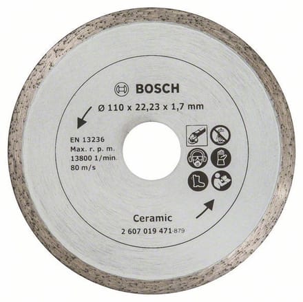 DIAMANTSCHIJF 110MM -  TEGELS