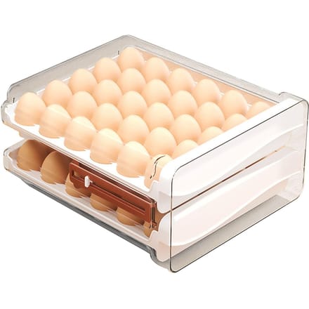 Koelkast Eierhouder Plastic Anti-Breuk Helder Lade Ontwerp Eieropslagcontainer voor Keuken