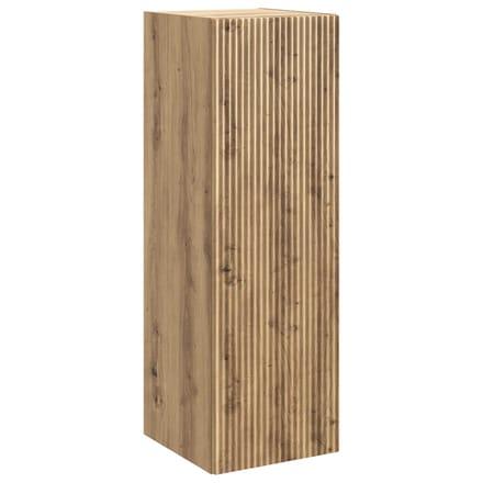 vidaXL - Wandgemonteerde - Badkamerkast - Artisanaal - eiken