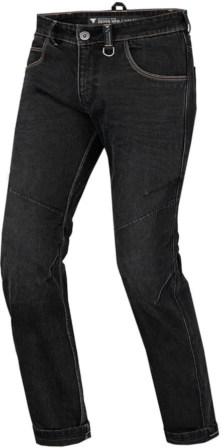 SHIMA Devon Zwart Motor Jeans